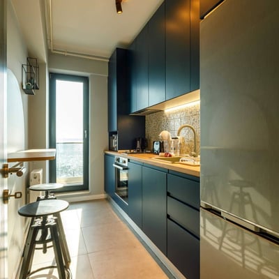 Rent of a modern furnished 2-room apartment, 58 m², Mamaia, Romania